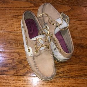 Sperry Angelfish glitter loafers size 7.5